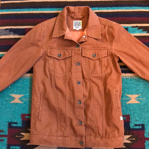 rust jean jacket